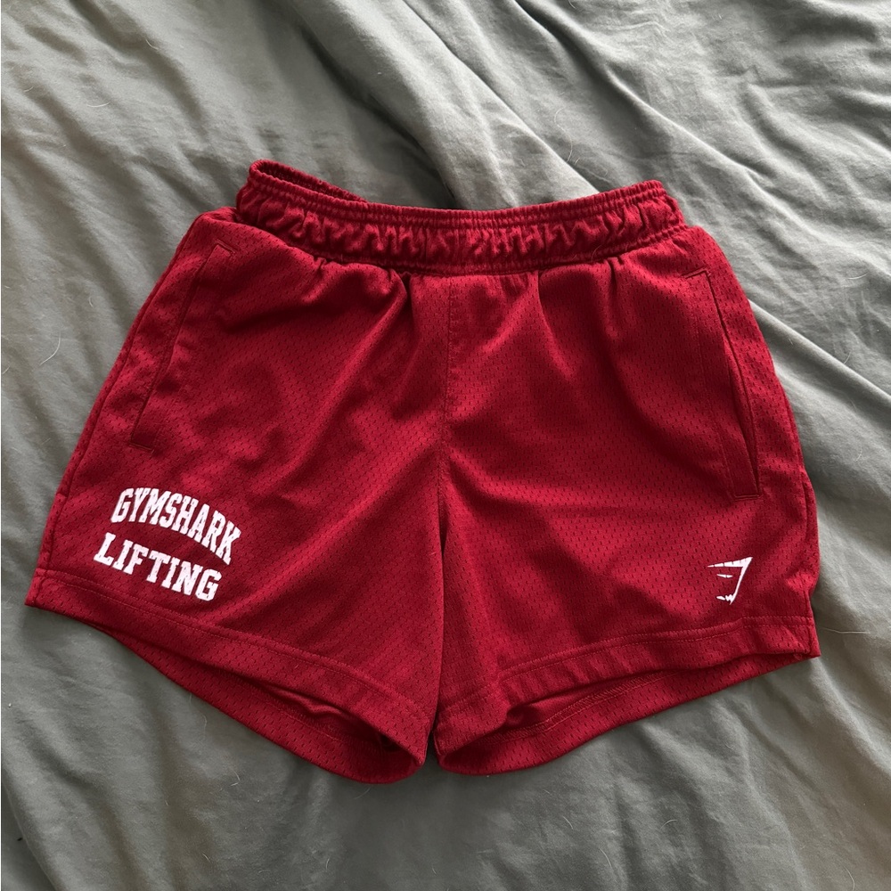 Gymshark Men’s Athletic Red Shorts